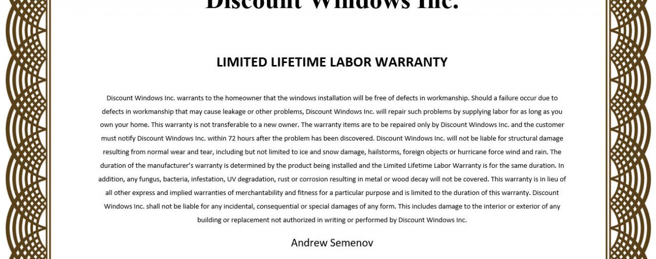 5 Facts About Window Replacement Warranty - Discount Windows MN